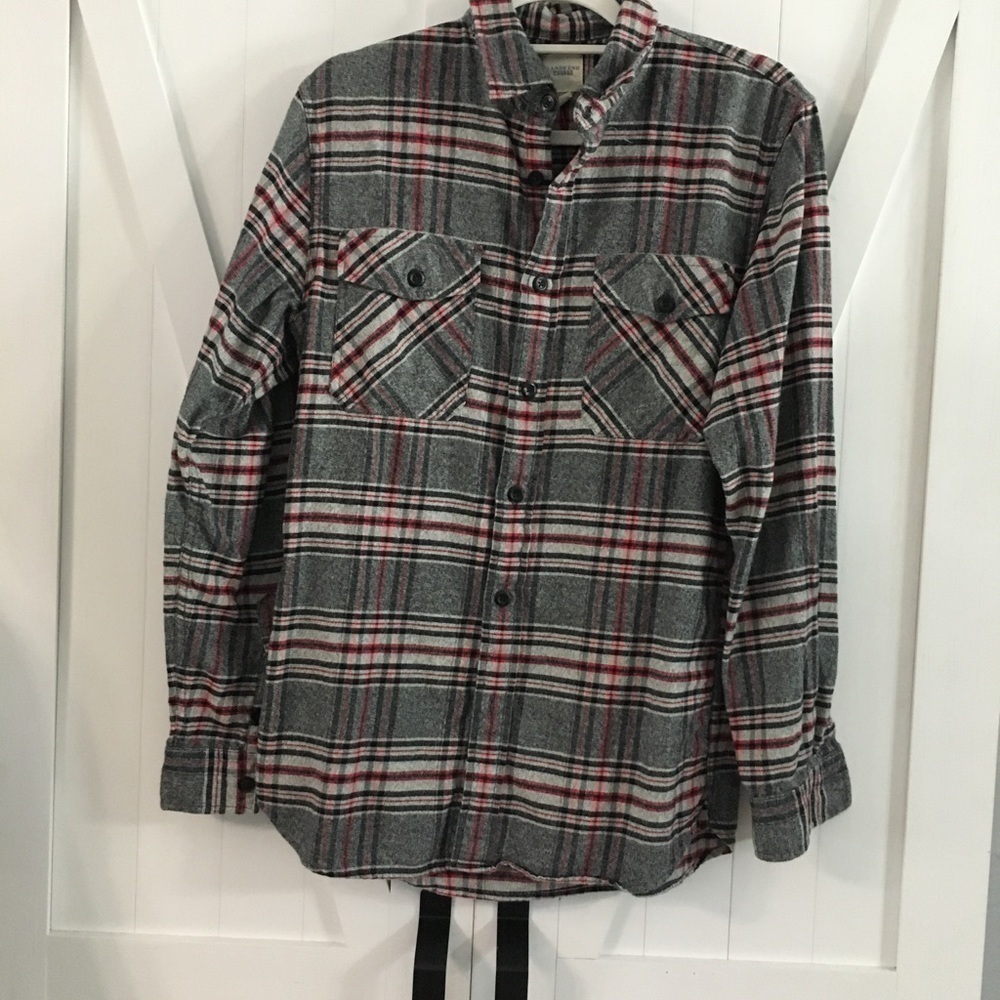 Lands end plaid Button Down shirt. Size small